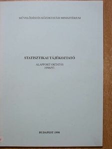 Statisztikai tájékoztató [antikvár]