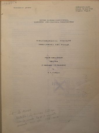 R. L. Collinson - Bibliographical Services throughout the world [antikvár]