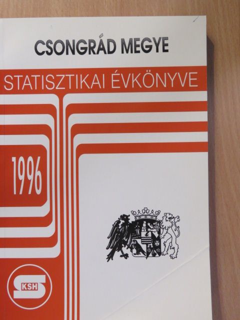 Csongrád megye statisztikai évkönyve 1996 [antikvár]