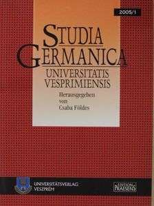 Anna Sergienko - Studia Germanica Universitatis Vesprimiensis 2005/1 [antikvár]