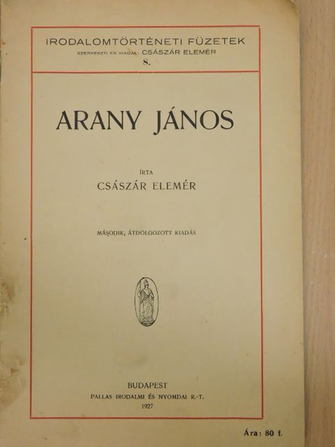 Császár Elemér - Arany János [antikvár]