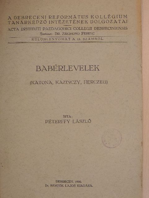 Péterffy László - Babérlevelek [antikvár]