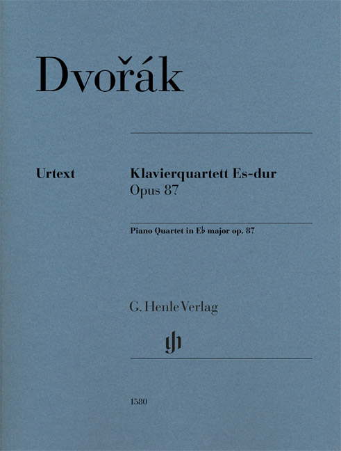 DVORAK - KLAVIERQUARTETT ES-DUR OP.87