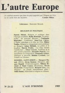 L'autre Europe [antikvár]