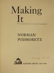 Norman Podhoretz - Making It [antikvár]
