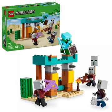 LEGO Minecraft Illagerek őrjárata a sivatagban 21267