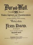 Ferd. David - Dur und Moll I. [antikvár]