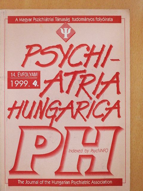 Balogh Klára - Psychiatria Hungarica 1999/4. [antikvár]
