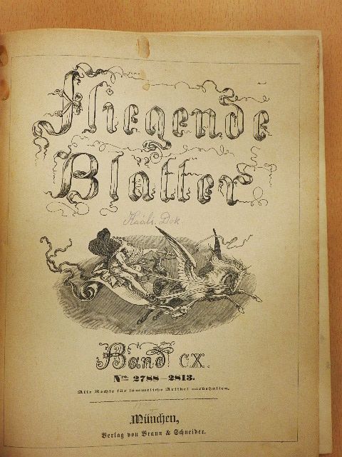Fliegende Blätter 1899/2788-2813. (fél évfolyam) (gótbetűs) [antikvár]