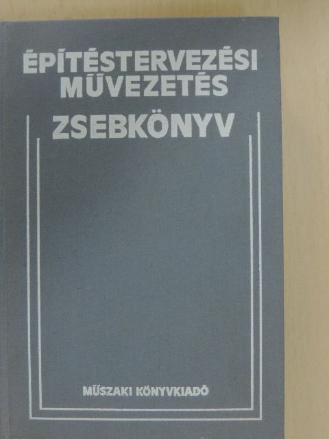 Fodor János - Építéstervezési művezetés zsebkönyv [antikvár]