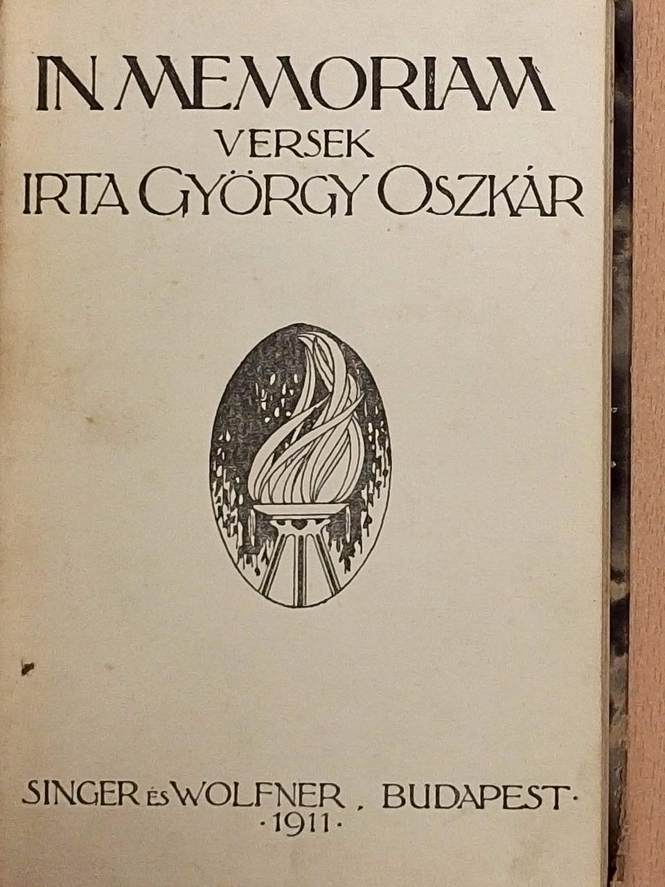 György Oszkár - In memoriam  [antikvár]