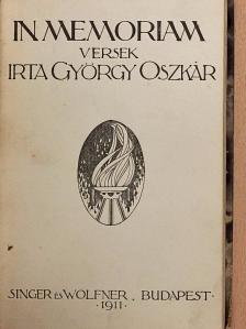 György Oszkár - In memoriam  [antikvár]