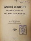 Szakszerű tárgymutató a Magyarországi Rendeletek Tára 1867-1906. évfolyamához [antikvár]