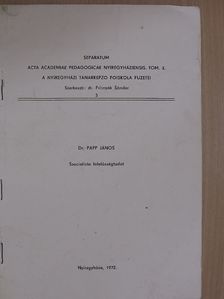 Dr. Papp János - Szocialista felelősségtudat [antikvár]