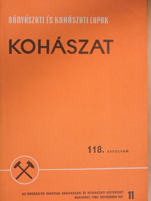 Bezdek Károly - Bányászati és Kohászati Lapok - Kohászat/Öntöde 1985. november [antikvár]