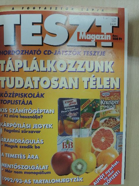 Győri László - Teszt Magazin 1994. január-december [antikvár]