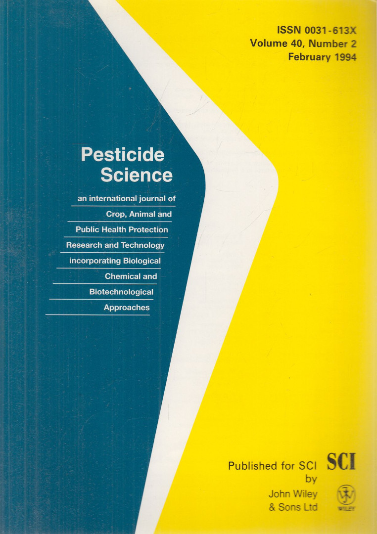 G. T. Brooks, L. G. Copping - Pesticide Science Volume 40, Number 2 February 1994 [antikvár]