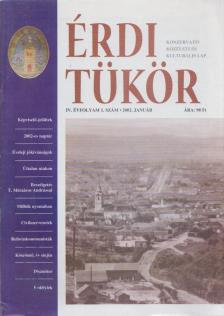 Orlai Sándor - Érdi Tükör IV. évfolyam / 1. szám [antikvár]