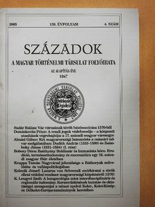 Bobory Dóra - Századok 2005/4. [antikvár]