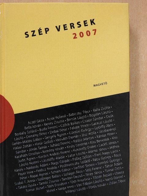 Acsai Roland - Szép versek 2007 [antikvár]