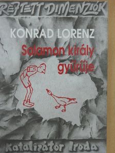 Konrad Lorenz - Salamon király gyűrűje [antikvár]