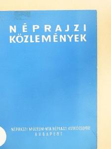 Pais Sándor - Néprajzi Közlemények IX. 2. [antikvár]