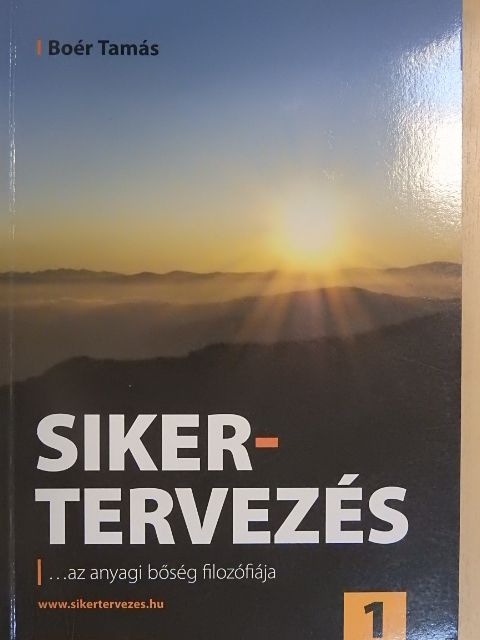 Boér Tamás - Sikertervezés 1. [antikvár]