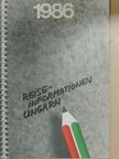 Reiseinformationen Ungarn 1986 [antikvár]