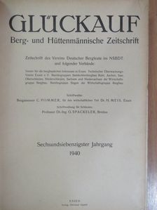 C. Pommer - Glückauf Januar-Dezember 1940. [antikvár]