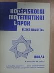 Bényei Károly - Középiskolai matematikai lapok 1988. április [antikvár]