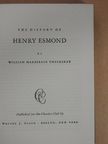 William Makepeace Thackeray - The History of Henry Esmond [antikvár]