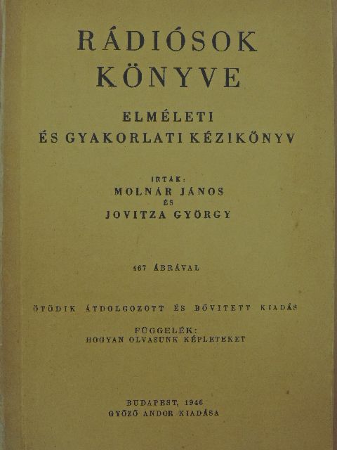 Jovitza György - Rádiósok könyve [antikvár]