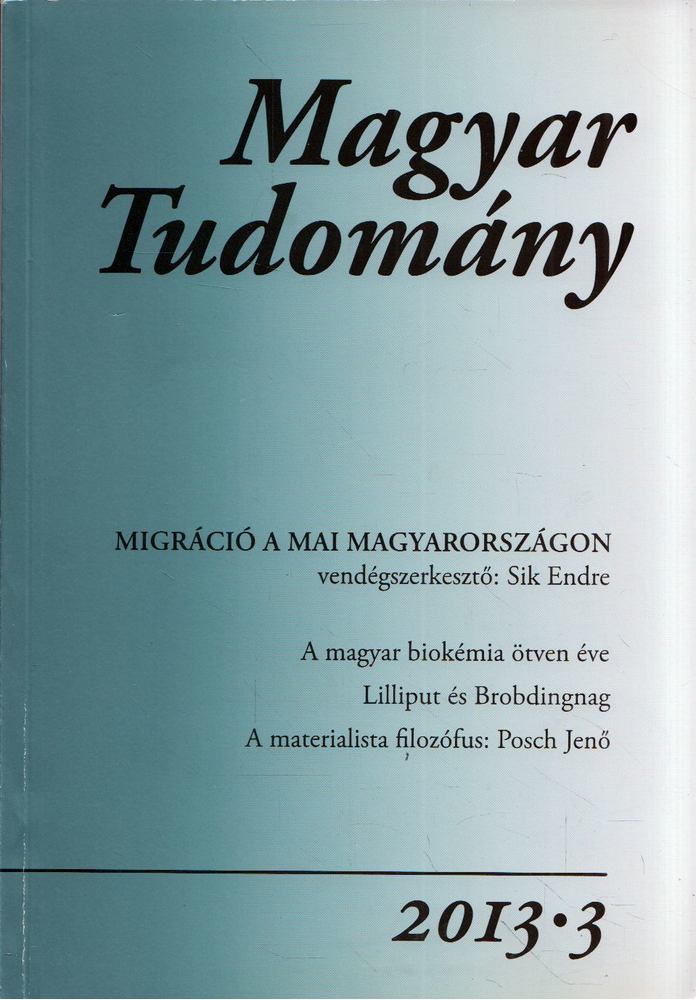 CSÁNYI VILMOS - Magyar Tudomány 2013/3. [antikvár]