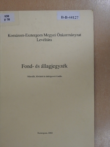 Fond- és állagjegyzék [antikvár]