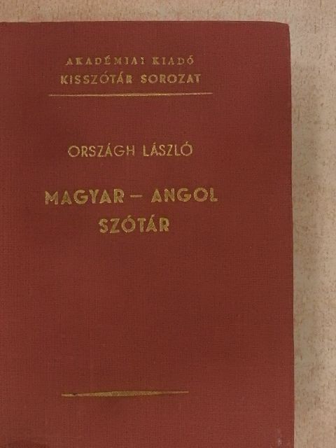 Országh László - Magyar-angol szótár [antikvár]