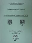 Bihercz Gábor - Agrártudományi szekció előadásainak összefoglalói [antikvár]