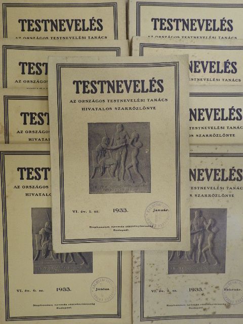 Béki József - Testnevelés 1933. január-december [antikvár]