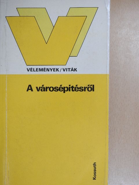 Enyedy György - A városépítésről [antikvár]