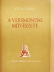 Asher Oszkár - A versmondás művészete és a színpadi beszéd [antikvár]