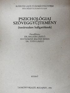 B. J. Biddle - Pszichológiai szöveggyűjtemény [antikvár]