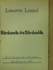 Lóránth László - Sirások és Sirásók (dedikált példány) [antikvár]