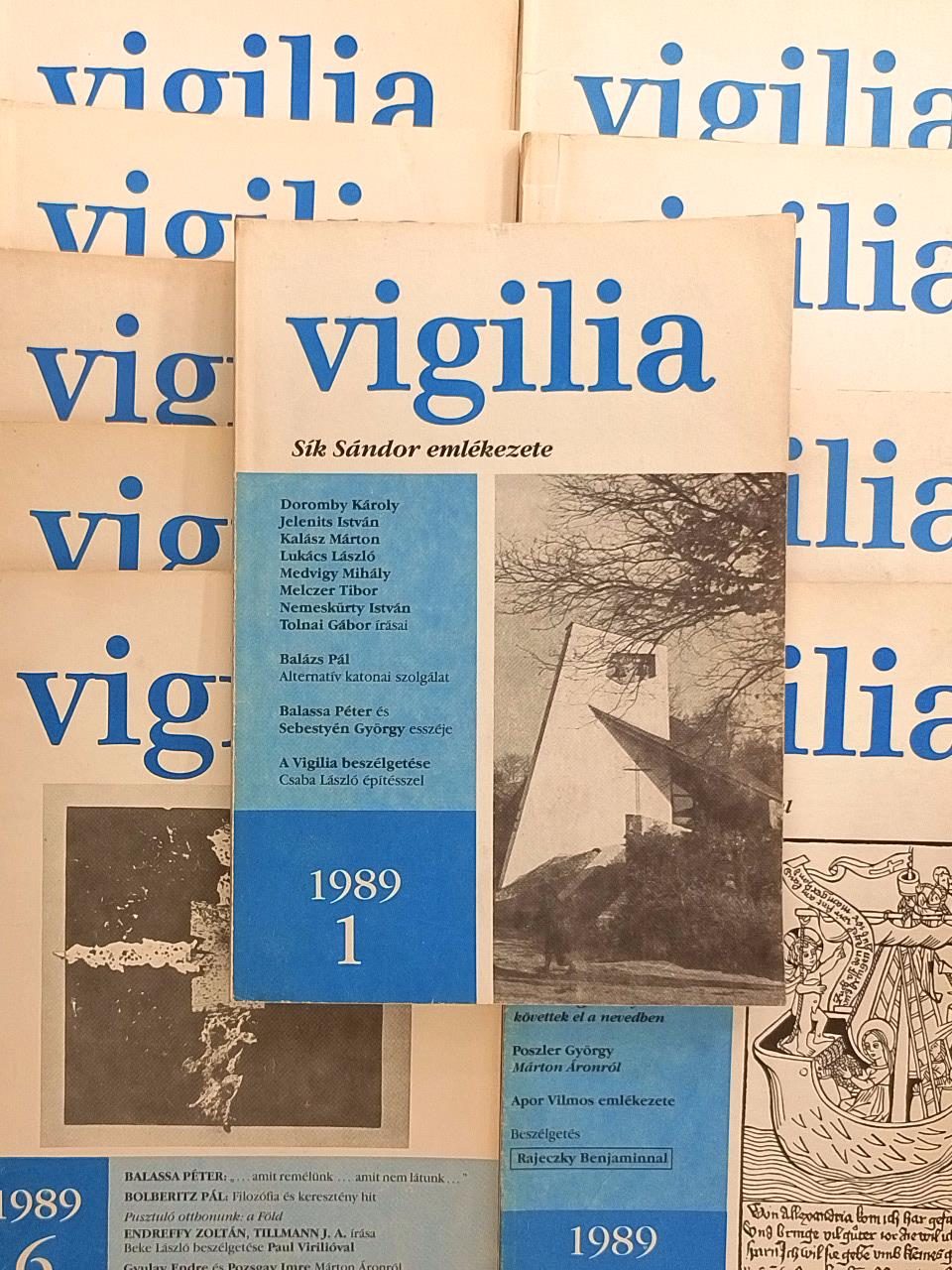 Balassa Péter - Vigilia 1989. (nem teljes évfolyam) [antikvár]