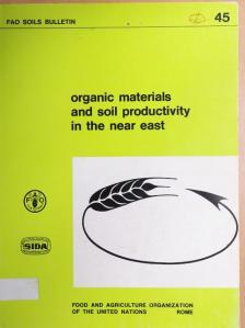 A. Riad - Organic materials and soil productivity in the near east [antikvár]
