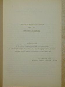 Dr. Sárkány Jenő - A megyék és megyei jogú városok 1966. évi csecsemőhalálozásáról [antikvár]