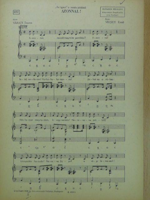 Váradi Zsuzsa - Azonnal! [antikvár]