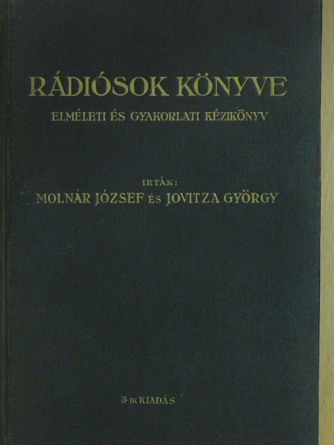 Jovitza György - Rádiósok könyve [antikvár]