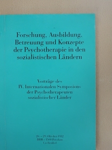 H. Hess - IV. Internationales Symposion der Psychotherapeuten sozialistischer Länder [antikvár]