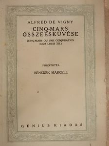 Alfred de Vigny - Cinq-Mars összeesküvése [antikvár]