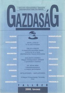 Schweitzer Iván - Gazdaság 2000. tavasz [antikvár]