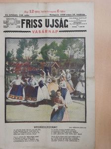 Hamvas József - Friss Ujság Vasárnap 1939. május 14. [antikvár]